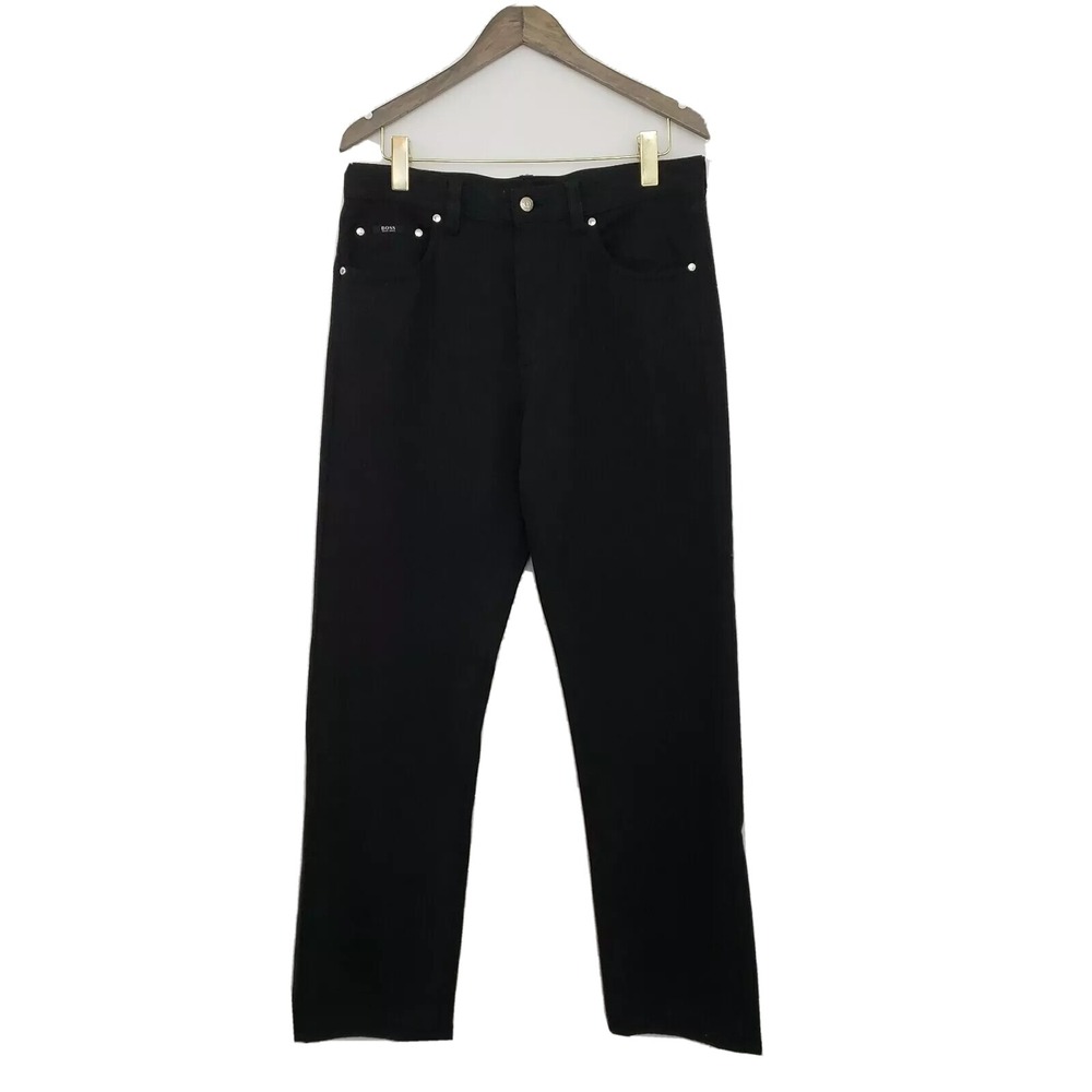 HUGO BOSS Mens 34x32 Alabama Regular Fit Virgin Wool Blend Corduroy Jean Pant